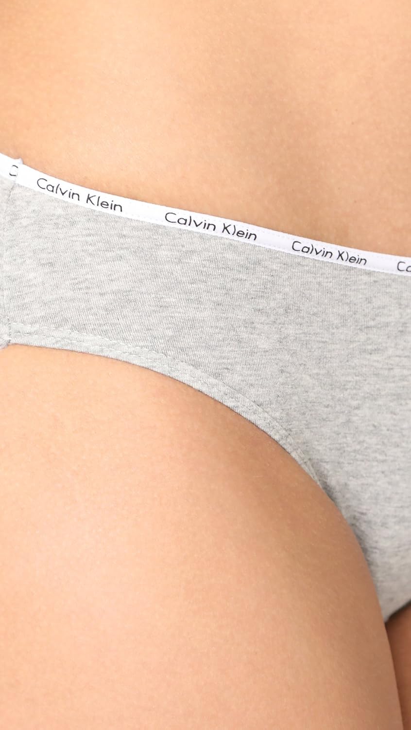CK Women’s Cotton Stretch Logo Bikini Panties, Multipack