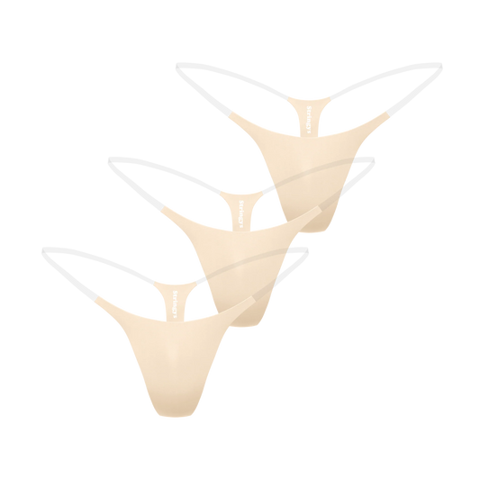 3 PACK NUDE INVISIBLE UNDERWEAR