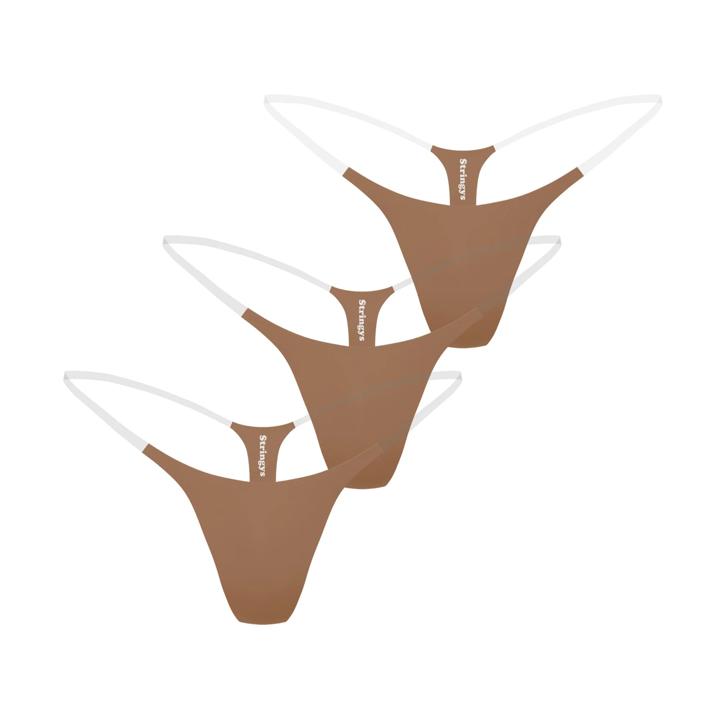 3 PACK NUDE INVISIBLE UNDERWEAR