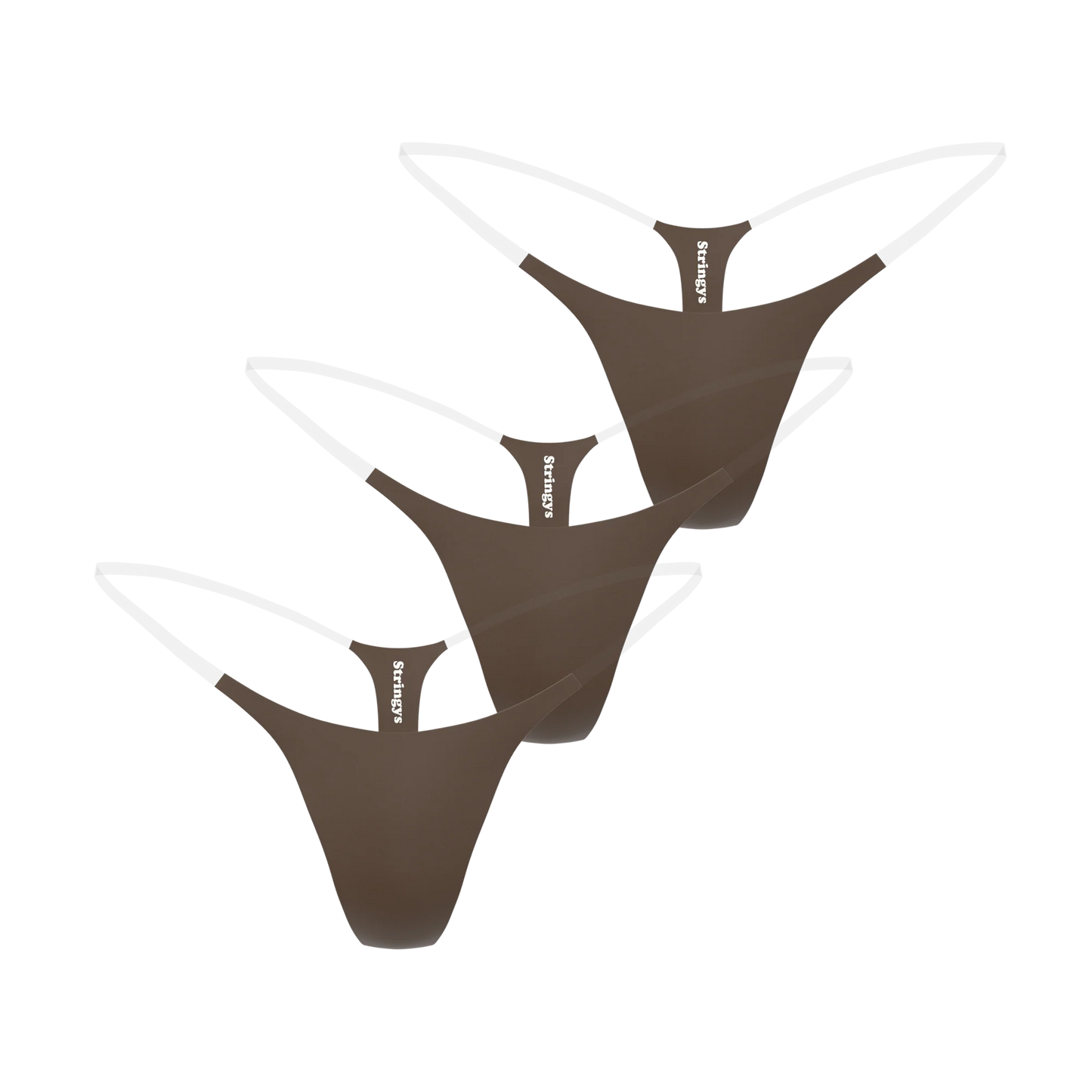 3 PACK NUDE INVISIBLE UNDERWEAR