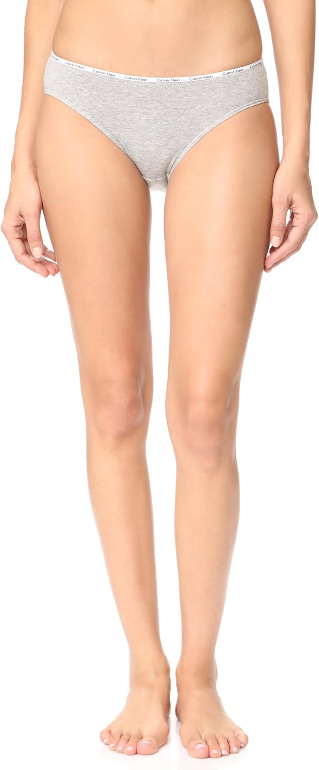CK Women’s Cotton Stretch Logo Bikini Panties, Multipack