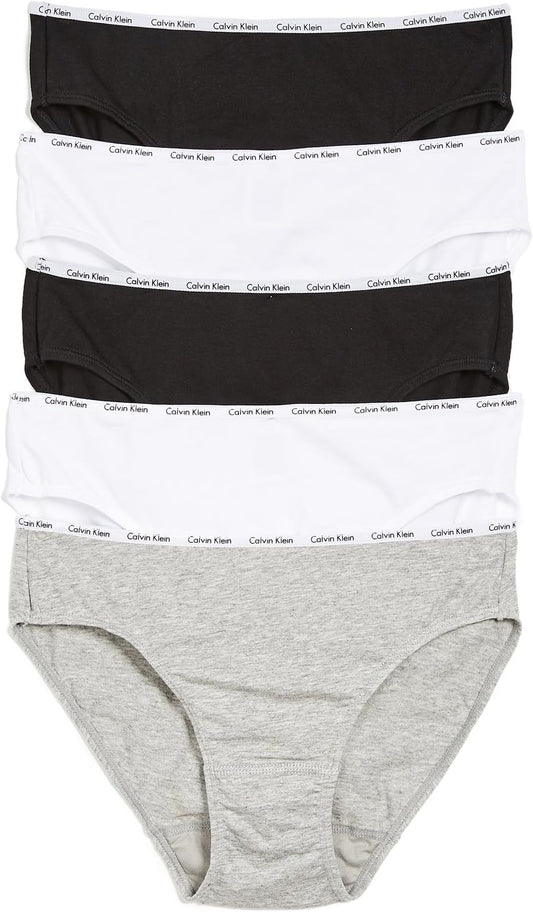 CK Women’s Cotton Stretch Logo Bikini Panties, Multipack